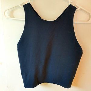 Athleta Conscious Crop Navy- EUC